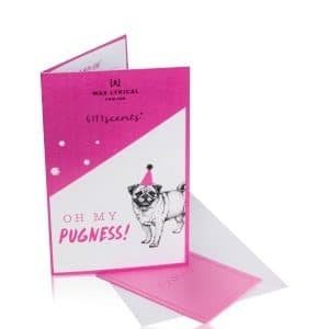 Wax Lyrical Gift Scents Oh My Pugness! Cards Raumduft
