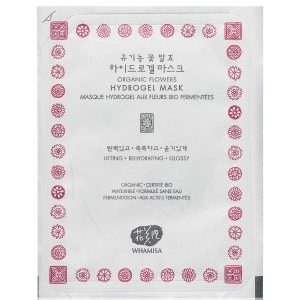 WHAMISA Organic Flowers Hydrogel Facial Mask Tuchmaske