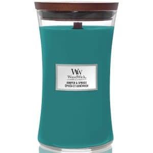 WoodWick Juniper & Spruce Hourglass Duftkerze