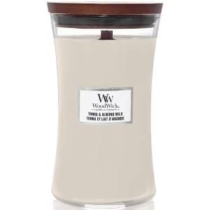 WoodWick Large Hourglass Tonka & Almond Milk Duftkerze