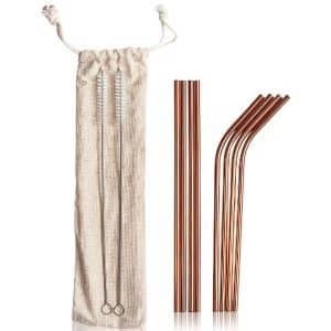 Zoë Ayla Stainless Steel Straw Set Strohhalm