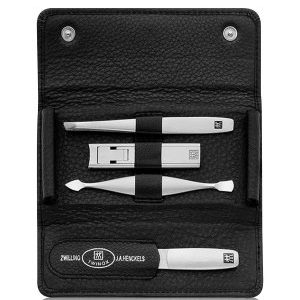 Zwilling Twinox Reise-Etui schwarz 4-tlg. Maniküre-Set