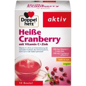 Doppelherz aktiv Heiße Cranberry mit Vitamin C + Zink Nahrungsergänzungsmittel