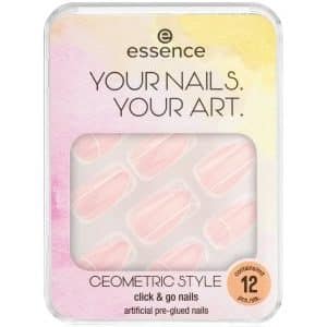 essence YOUR NAILS. YOUR ART. Geometric Style click & go nails Kunstnägel