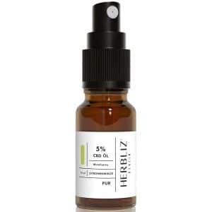 HERBLIZ Zitronenminze CBD Öl Mundspray 5% Mundspülung