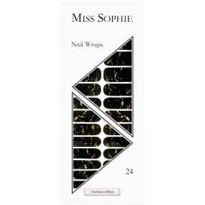 Miss Sophie's Marbleous Black Nagelfolie