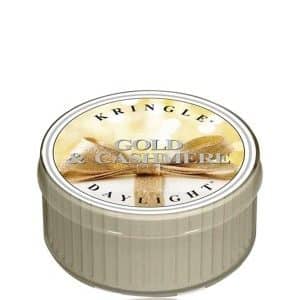 Kringle Candle Soy Jar Gold & Cashmere Duftkerze