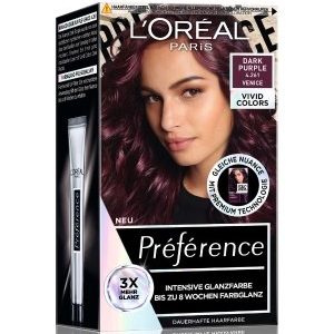 L'Oréal Paris Préférence Vivid Colors Dark Purple Haarfarbe