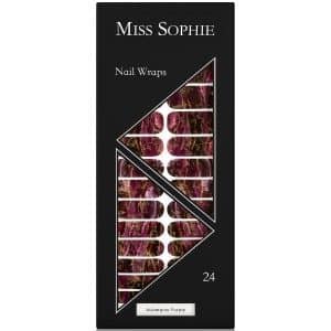 Miss Sophie's Aubergine Purple Nagelfolie