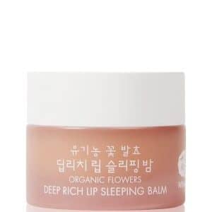 WHAMISA Organic Flowers Deep Rich Lip Sleeping Balm Lippenbalsam