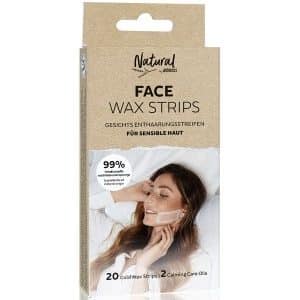 andmetics NATURAL Face Wax Strips Kaltwachsstreifen