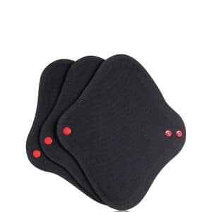 Lunette Reusable Pad medium - schwarz Periodenunterwäsche