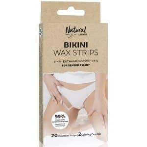 andmetics NATURAL Bikini Wax Strips Kaltwachsstreifen