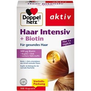 Doppelherz aktiv Haar Intensiv + Biotin Nahrungsergänzungsmittel