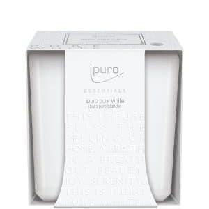 ipuro pure white Duftkerze