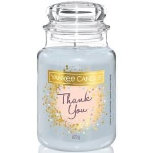 Yankee Candle Thank you Großes Glas Duftkerze