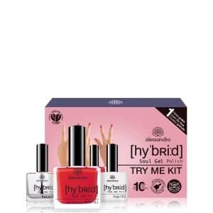 Alessandro Hybrid Lack Try Me Set Classic Red Nagellack-Set