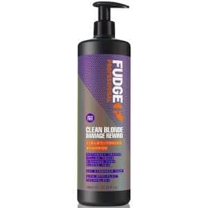 FUDGE Clean Blonde Damage Rewind Violet-Toning Shampoo Haarshampoo