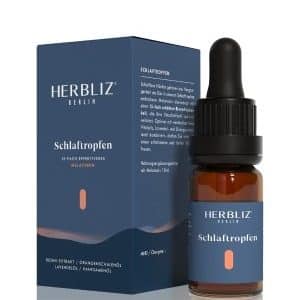 HERBLIZ Melatonin Schlaftropfen Nahrungsergänzungsmittel