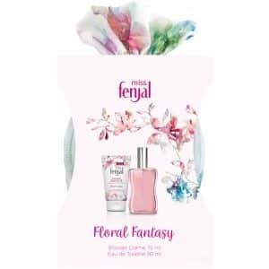 miss fenjal Floral Fantasy Eau de Toilette + Dusche + Beauty Bag Duftset