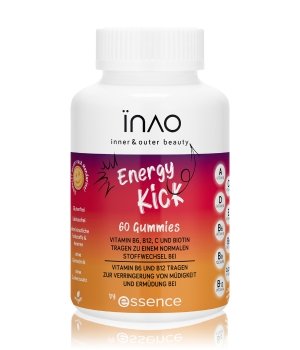 essence INAO by essence Energy Kick Gummies Nahrungsergänzungsmittel