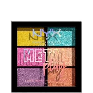 NYX Professional Makeup Metal Play Pigment Lidschatten Palette