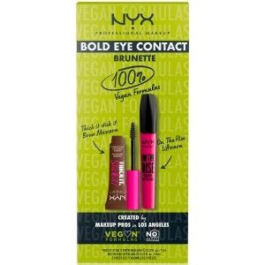 NYX Professional Makeup Bold Eye Contact Set Brunette Augen Make-up Set