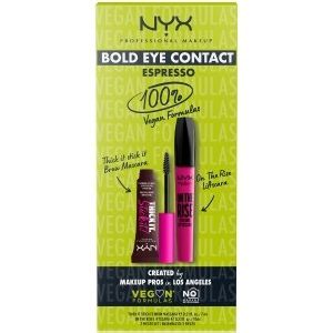 NYX Professional Makeup Bold Eye Contact Set Espresso Augen Make-up Set