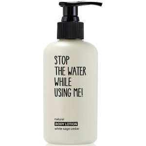 Stop The Water While Using Me Cosmos Natural White Sage Cedar Bodylotion