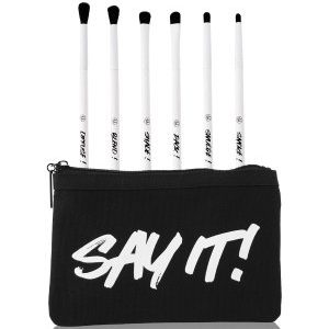 BH Cosmetics 6 Piece Eye Brush Set with Bag SAY IT! Pinselset