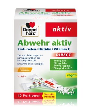 Doppelherz aktiv Abwehr Activ direct 40 Zink + Selen + Histidin + Vitamin C Nahrungsergänzungsmittel