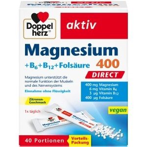 Doppelherz aktiv Magnesium 400 +B6+B12+Fols. Direct Nahrungsergänzungsmittel