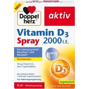 Doppelherz aktiv Vitamin D 2000 I.E. Spray Nahrungsergänzungsmittel