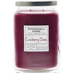 StonewallKitchen Cranberry Clove Candle Stonewall-Cranberry Clove Large Duftkerze