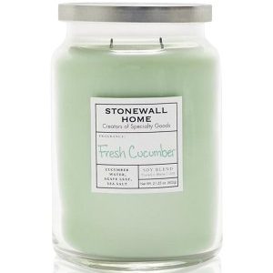 StonewallKitchen Fresh Cucumber Candle Stonewall-Fresh Cucumber Large Duftkerze