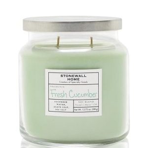 StonewallKitchen Fresh Cucumber Candle Stonewall-Fresh Cucumber Medium Duftkerze