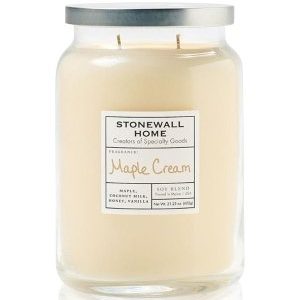 StonewallKitchen Maple Cream Candle Stonewall-Maple Cream Large Duftkerze