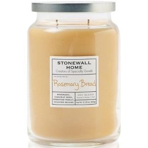 StonewallKitchen Rosemary Bread Candle Stonewall-Rosemary Bread Large Duftkerze