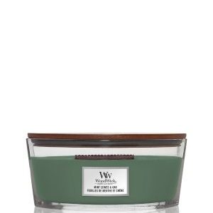 WoodWick Ellipse Mint Leaves & Oak Duftkerze