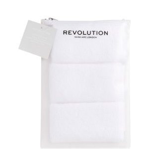 REVOLUTION SKINCARE Microfibre Face Cloths 3-er Pack Handtuch