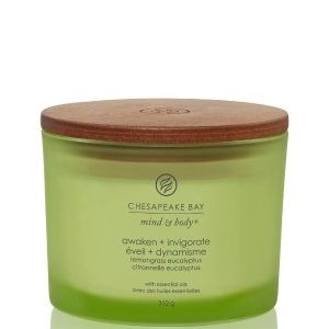 Chesapeake Bay Candle Mind & Body Awaken & Invigorate - Lemongrass Eucalyptus Duftkerze