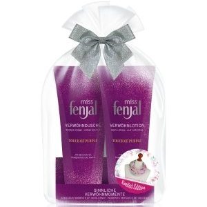 miss fenjal Touch of Purple Dusche + Lotion + Schal Körperpflegeset