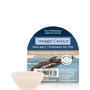 Yankee Candle Amber & Sandalwood Wax Melt Single Duftkerze