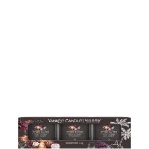 Yankee Candle Black Coconut Signature 3 Pack Filled Votive Duftkerze