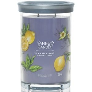 Yankee Candle Black Tea & Lemon Signature Large Tumbler Duftkerze