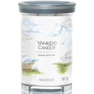 Yankee Candle Clean Cotton Signature Large Tumbler Duftkerze