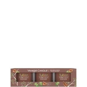 Yankee Candle Praline & Birch Signature 3 Pack Filled Votive Duftkerze