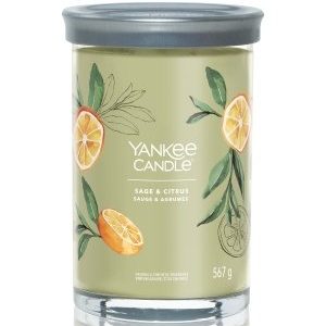 Yankee Candle Sage & Citrus Signature Large Tumbler Duftkerze