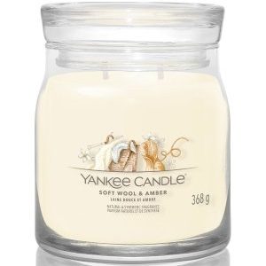 Yankee Candle Soft Wool & Amber Signature Duftkerze
