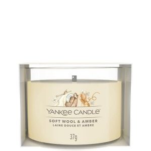 Yankee Candle Soft Wool & Amber Signature Single Filled Votive Duftkerze